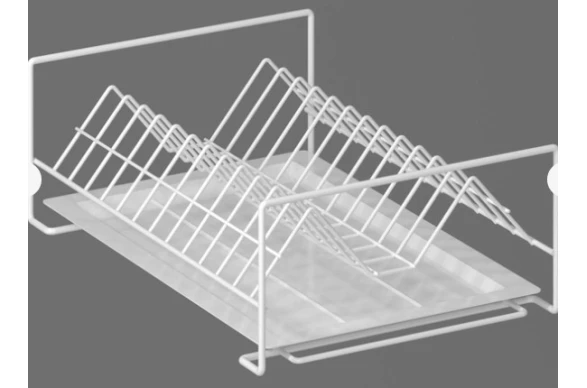 Сушилка для посуды одноярусная с поддоном Метал-Стиль СП-14121 (37см)