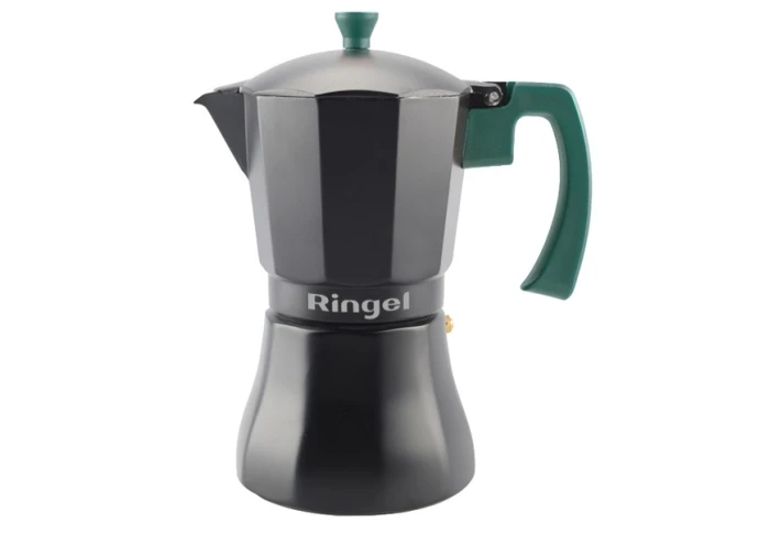 Гейзерна алюмінієва кавоварка на 6 чашок RINGEL HERBAL RG-12105-6