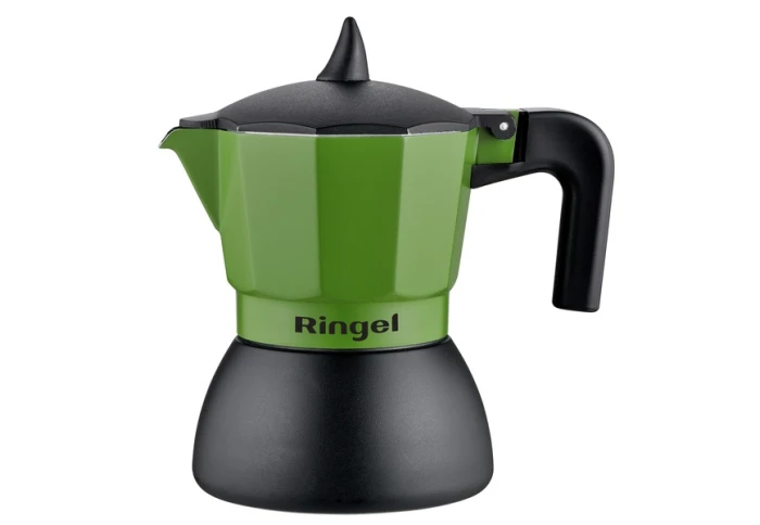 Гейзерная алюминиевая кофеварка на 4 чашки RINGEL LUNGO RG-12102-4