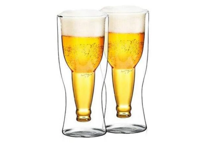 Бокал для пива с двойной стенкой Beer Н-128 (350 мл) Бокал для пива с двойной стенкой Beer Н-128 (350 мл)