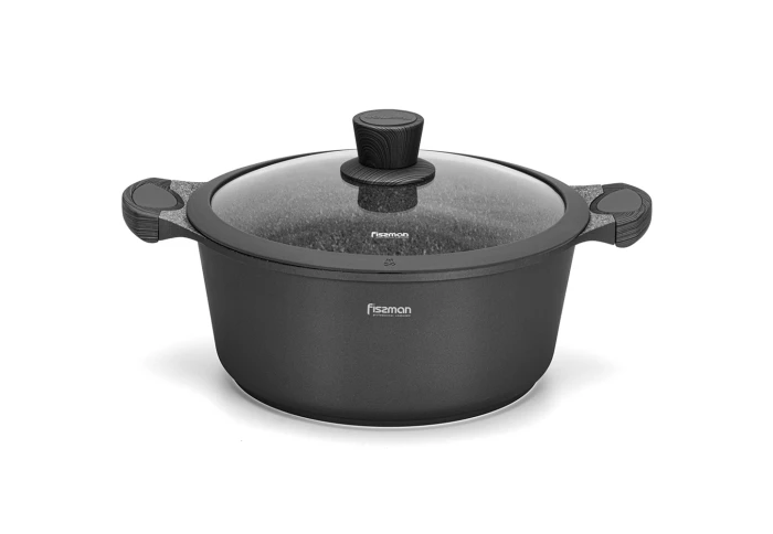 Каструля зі скляною кришкою Fissman PRESTIGE 5049 (6,2 л)