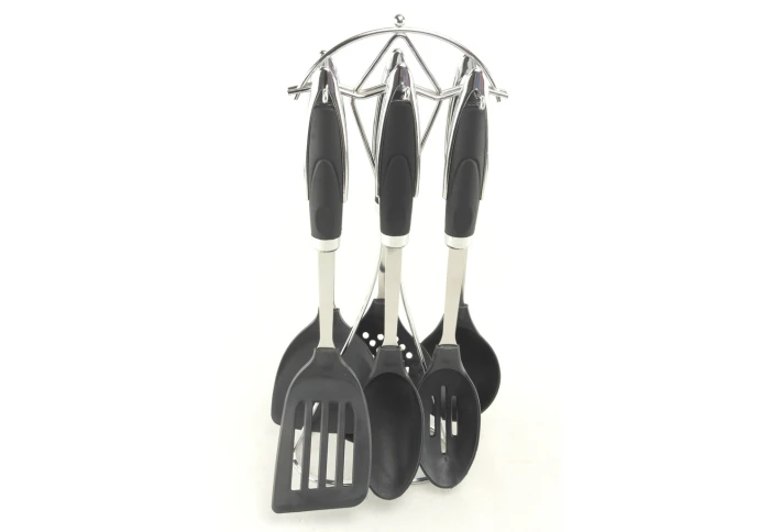 Набор кухонных принадлежностей на подставке А-ПЛЮС 1450 (7 предметов) Набор кухонных принадлежностей на подставке А-ПЛЮС 1450 (7 предметов)