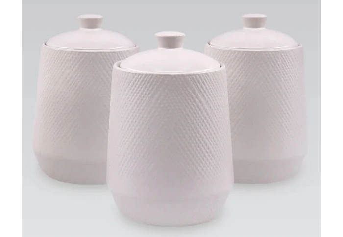 Набір ємностей для сипучих Maestro MR-20002-03CS (3 шт) Набір ємностей для сипучих Maestro MR-20002-03CS (3 шт)