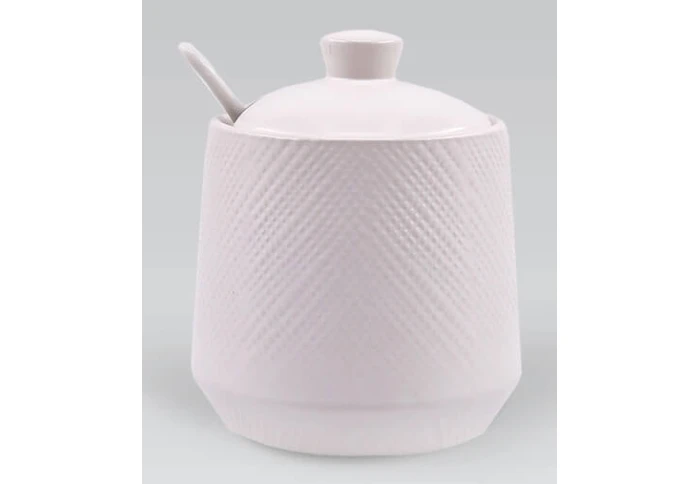 Цукорниця керамічна з ложкою Maestro MR-20002-09 Цукорниця керамічна з ложкою Maestro MR-20002-09