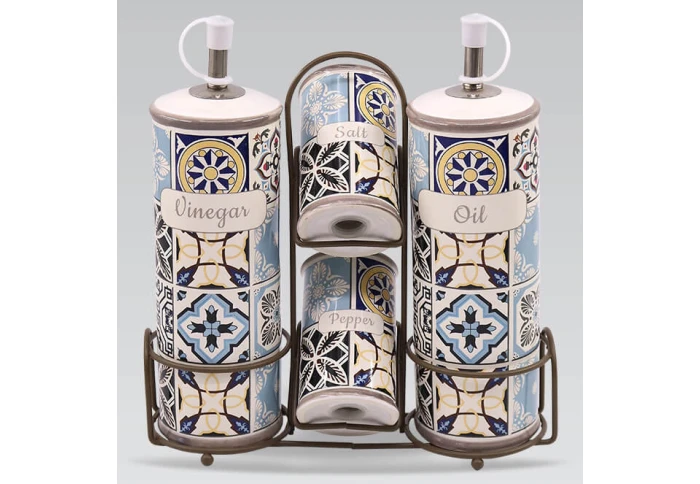 Набор для специй Maestro MR-20005-04S (5 предметов) Набор для специй Maestro MR-20005-04S (5 предметов)