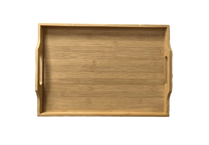 Поднос прямоугольный с ручками из бамбука ЕГ-7108200010 (50 x 33 см)