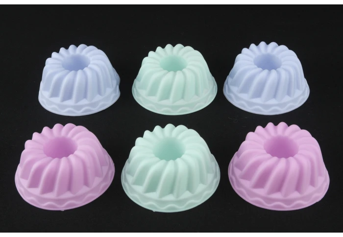 Силиконовые формочки для выпечки кексов А-плюс 1945 (6 шт) Силиконовые формочки для выпечки кексов А-плюс 1945 (6 шт)