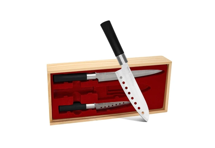 Набор ножей из нержавеющей стали Fissman MINAMINO 2710 (3 предмета) Набор ножей из нержавеющей стали Fissman MINAMINO 2710 (3 предмета)