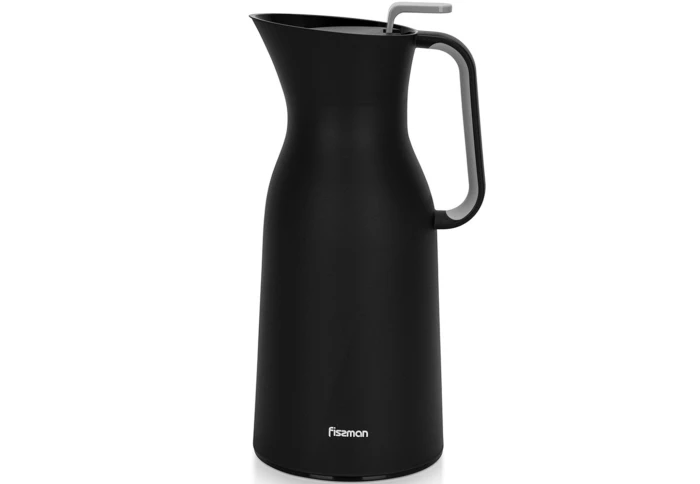Термос со стеклянной колбой Fissman черный 19842 (1000 мл) Термос со стеклянной колбой Fissman черный 19842 (1000 мл)