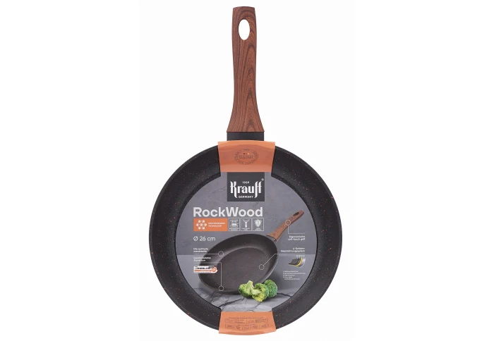Сковорода з антипригарним покриттям Krauff RockWood 25-45-098 (26 см)