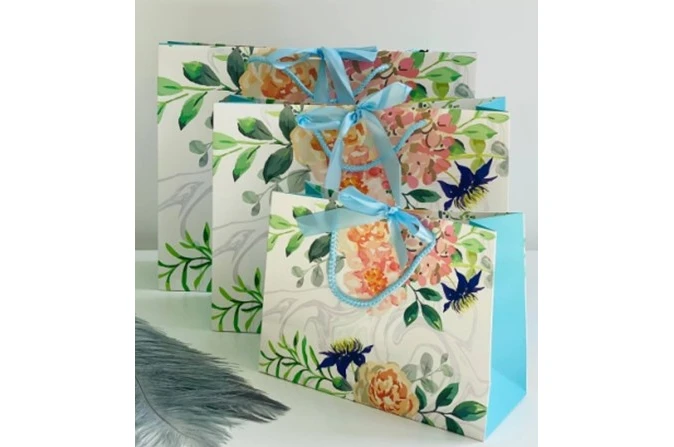 Пакет подарочный средний Розовый привет 102-265