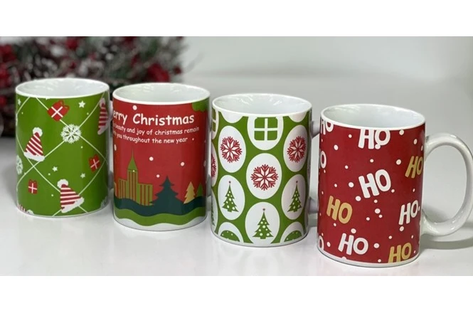 Кружка керамическая Новогодний подарок Olens 102-418 (330 мл) Кружка керамическая Новогодний подарок Olens 102-418 (330 мл)