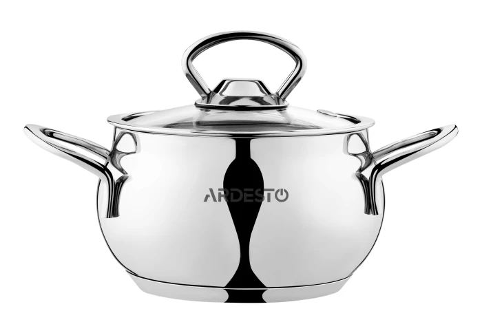 Каструля з нержавіючої сталі Ardesto Black Mars AR0706S (1,1 л)