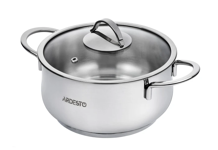 Каструля з нержавіючої сталі Ardesto Black Mars AR0723S (2,3 л)