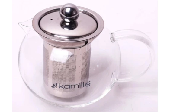 Чайник заварювальний скляний Kamille A-1600 (400 мл)