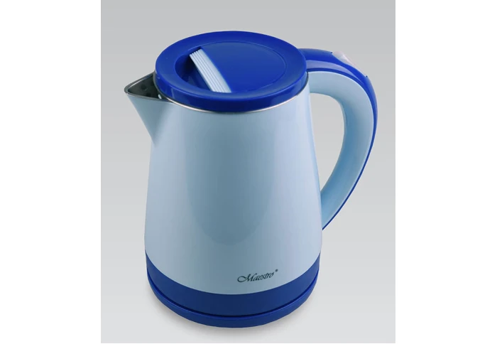 Електричний чайник пластиковий Maestro MR-037-BLUE (1,2 л)
