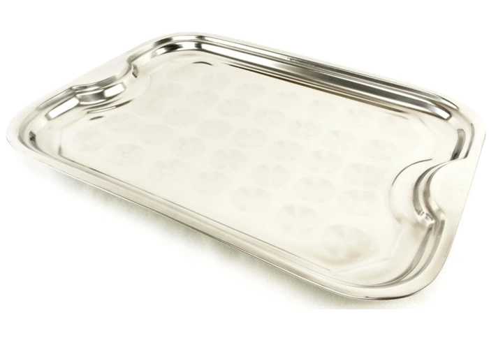 Поднос металлический прямоугольный А-плюс 0397 (48 х 36 см)