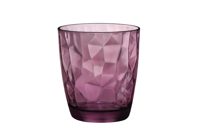 Набір низьких склянок Bormioli Rocco серія Rock Purple 302258Q02021990 (390 мл 6 шт)