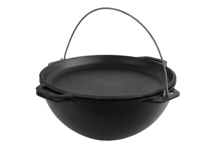 Казан чавунний азіатський з кришкою-сковородою Brizoll KA15-2 (15 л) Казан чавунний азіатський з кришкою-сковородою Brizoll KA15-2 (15 л)