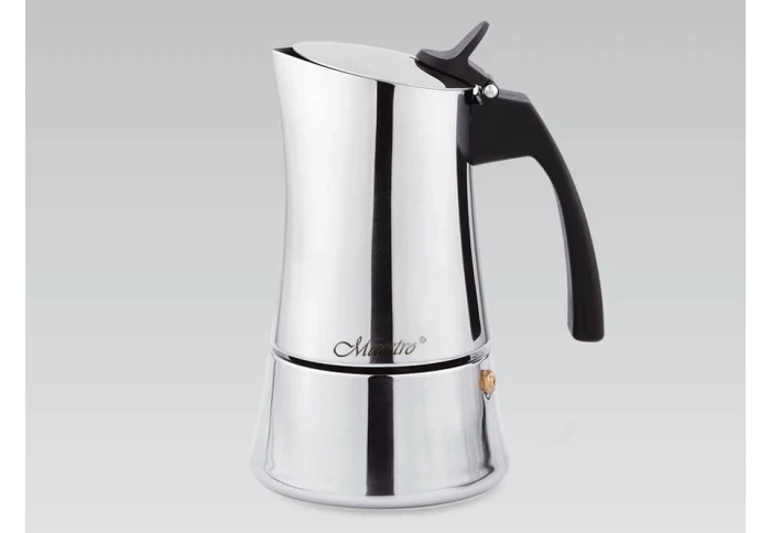 Гейзерная кофеварка с толстым дном Maestro MR 1668-4 на 4 чашки (200 мл)