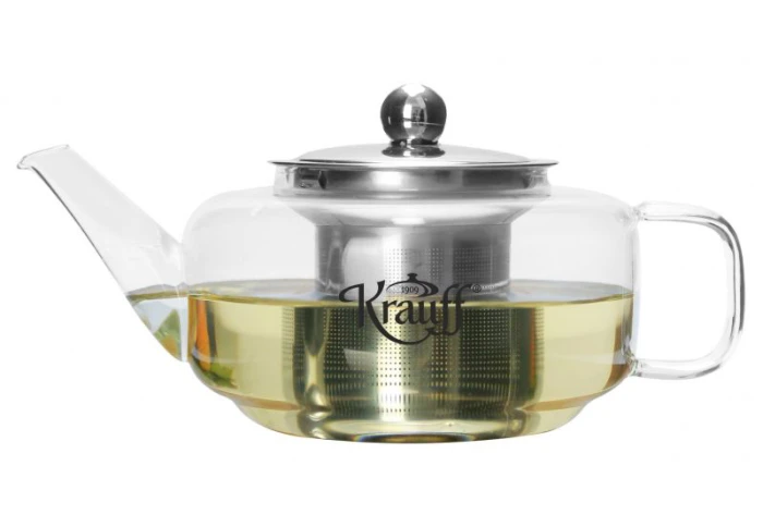 Заварник скляний з металевим ситом Krauff 26-289-005 (850 мл)