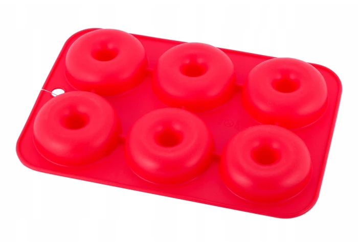 Силиконовая форма для пончиков Kamille 7760 (26х18х3,6 см) Силиконовая форма для пончиков Kamille 7760 (26х18х3,6 см)