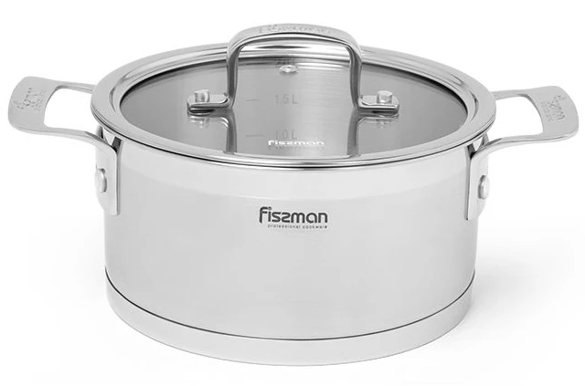 Kаструля з нержавіючої сталі Fissman Fobus 5381 (1,6 л)
