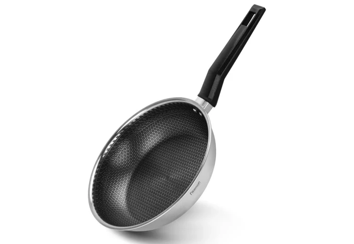 Сковорода з нержавіючої сталі з антипригарним покриттям Fissman Iron Chef 5455 (24x5,5 см)
