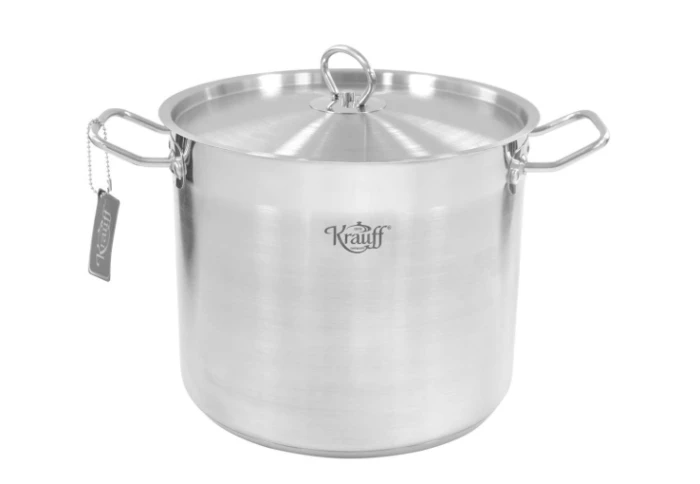 Кастрюля из нержавеющей стали с металлической крышкой Krauff 26-238-006 (9 л) Кастрюля из нержавеющей стали с металлической крышкой Krauff 26-238-006 (9 л)