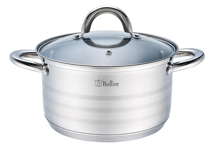 Каструля з кришкою Bollire BERGAMO BR-2007 (10 л)