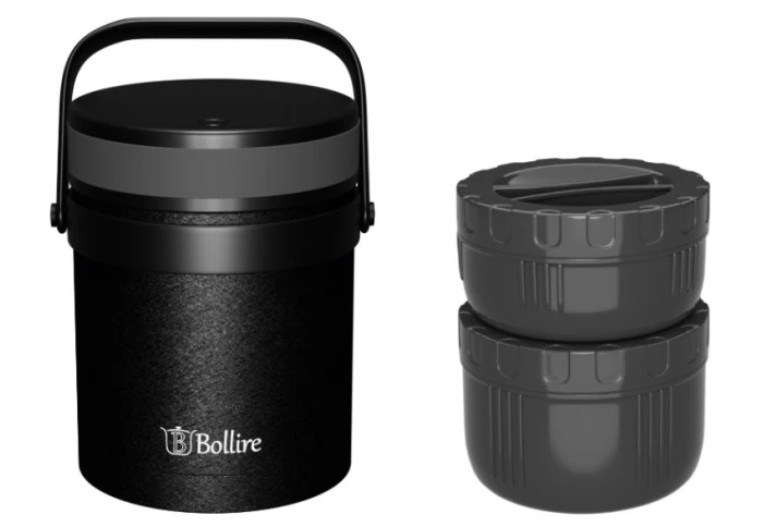 Пищевой термос с контейнерами Bollire BR-3506 (1 л) Пищевой термос с контейнерами Bollire BR-3506 (1 л)