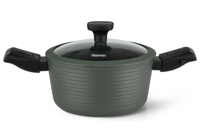 Кастрюля с антипригарным покрытием со съемными ручками Fissman Brilliant 14381 (2,6 л)