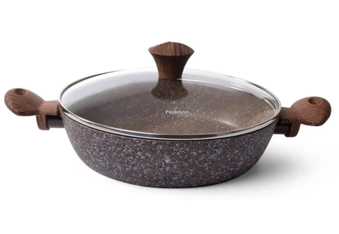 Глибока сковорода-стільник Fissman Magic Brown 4336 (26x6,5 см)