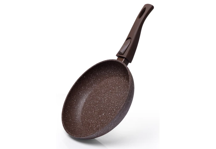 Сковорода з антипригарним покриттям зі знімною ручкою Fissman Smoky Stone 4362 (20x4,5 см) Сковорода з антипригарним покриттям зі знімною ручкою Fissman Smoky Stone 4362 (20x4,5 см)