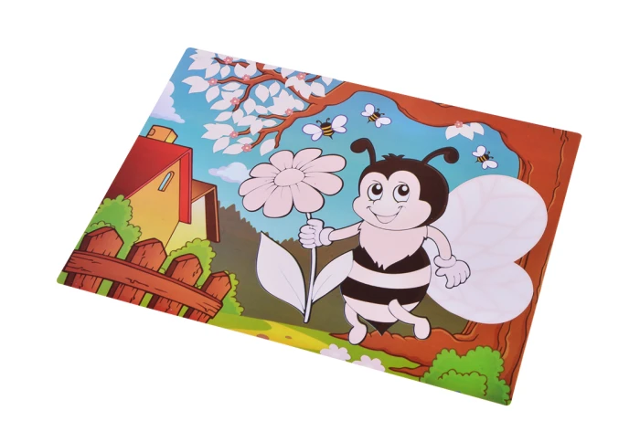 Коврик для рисования водой Пчёлка многоразовый Fissman 0679 (29x21 см)