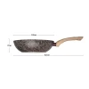 Сковорода-вок без кришки Fissman Magic Brown 4334 (24x7 см)