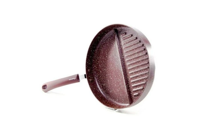 Сковорода-гриль з антипригарним покриттям Fissman Mosses Stone 4300 (26x4,5 см) Сковорода-гриль з антипригарним покриттям Fissman Mosses Stone 4300 (26x4,5 см)