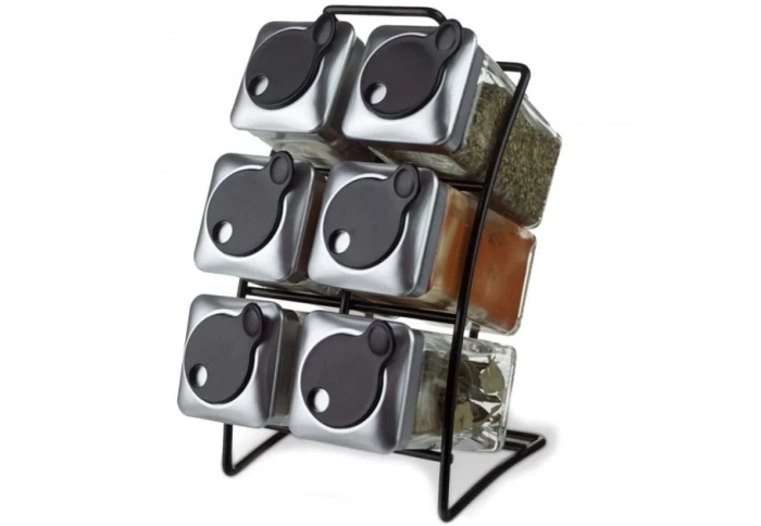 Набор для приправ на подставке Fissman 6434 (7 предметов) Набор для приправ на подставке Fissman 6434 (7 предметов)