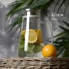 Глечик скляний для гарячих та холодних напоїв Fissman Acqua 6440 (1,2 л)