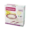 Набір дитячого посуду Бегемот із бамбука Fissman 8863 (3 предмети)