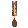 Ложка силіконова сервірувальна з дерев'яною ручкою Fissman Chefs Tools 1461 (32 см)