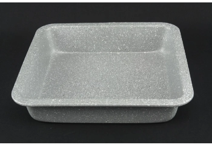 Форма для духовки стальная с мраморным покрытием А-плюс 1141 (20 х 20 х 4,5 см)