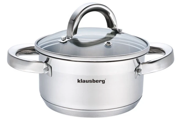 Маленька каструля з нержавіючої сталі Klausberg KB-7120/4325 (0,5 л) Маленька каструля з нержавіючої сталі Klausberg KB-7120/4325 (0,5 л)