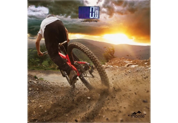 Весы напольные электронные с плоской платформой Велосипед Monte 6011-5-MT Весы напольные электронные с плоской платформой Велосипед Monte 6011-5-MT