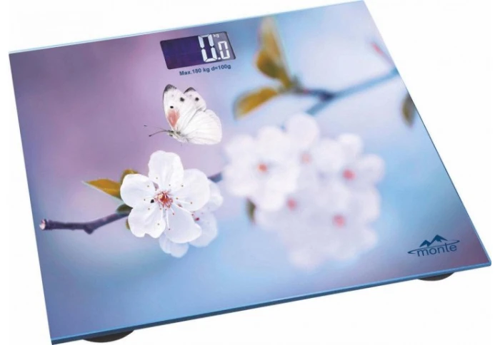 Весы напольные электронные с плоской платформой Цветок Monte 6011-1-MT Весы напольные электронные с плоской платформой Цветок Monte 6011-1-MT