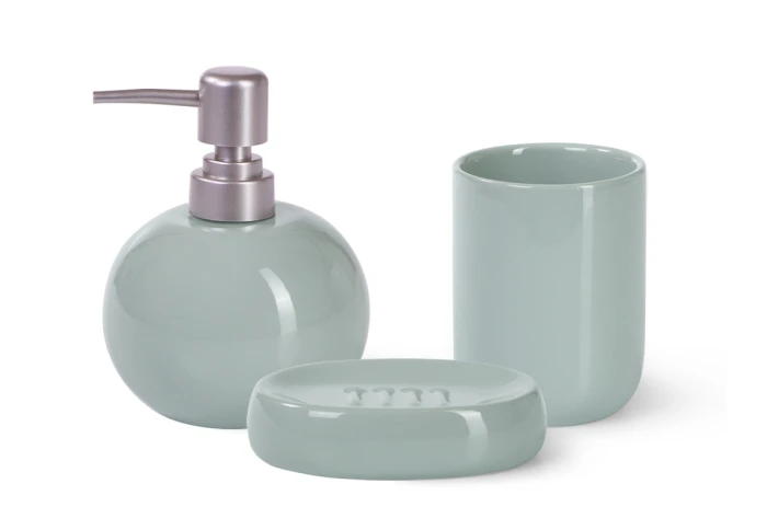 Набор аксессуров для ванной комнаты Fissman 9508 (3 предмета) Набор аксессуров для ванной комнаты Fissman 9508 (3 предмета)