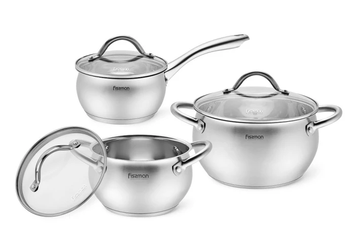 Набор посуды из нержавеющей стали Fissman Nancy 5830 (6 предметов)