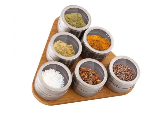 Набор для специй деревянной подставке Con Brio CB-809 (7 предметов) Набор для специй деревянной подставке Con Brio CB-809 (7 предметов)