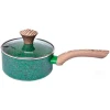 Ківш із антипригарним покриттям з кришкою Fissman Malachite 4317 (1,4 л)