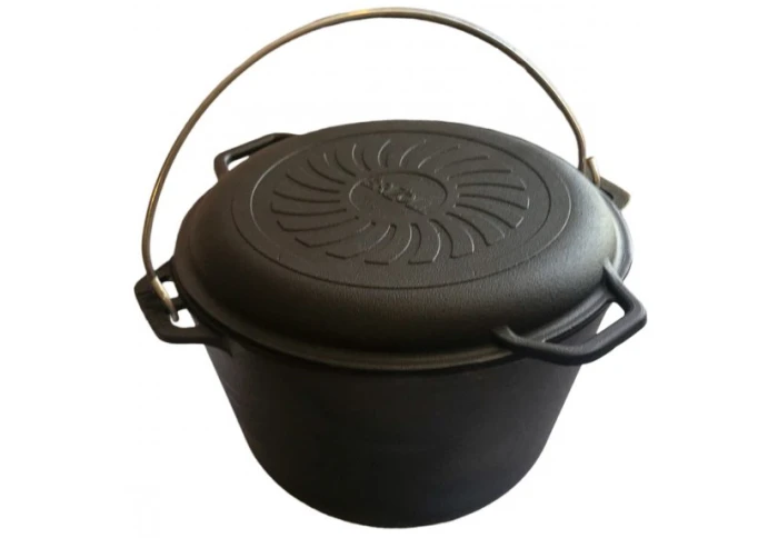 Казан чавунний з кришкою-сковородою Brizoll KT08-2 (8 л) Казан чавунний з кришкою-сковородою Brizoll KT08-2 (8 л)